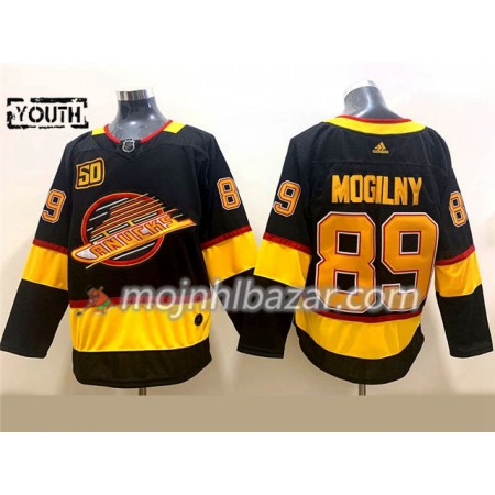 Dresovi Vancouver Canucks Alexander Mogilny 89 Flying Skate 50th Anniversary Adidas 2019-2020 Crna Authentic - Dječji Dresovi Vancouver Canucks Alexander Mogilny 89 Flying Skate 50th Anniversary Adidas 2019-2020 Crna Authentic - Dječji